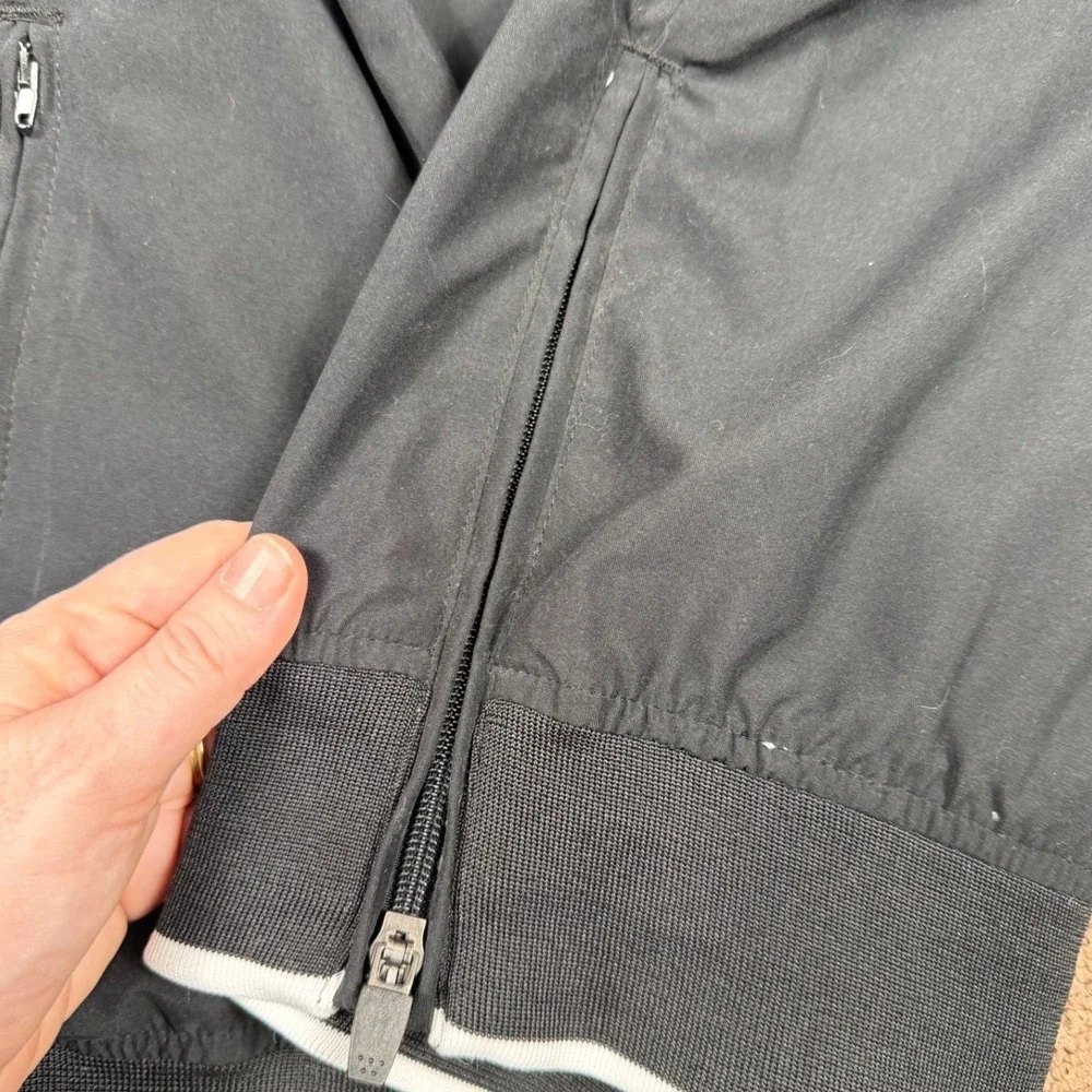 Y2K Russell Marana Basketball‎ Lightweight Pullover Jacket XL Black Team Issue